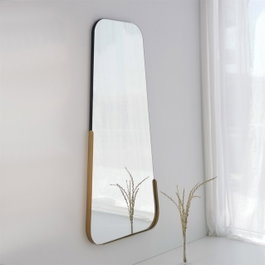 Hanah Home Espejo Smooth Dorado